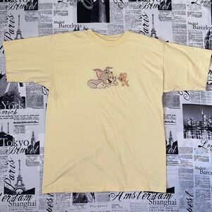 Melhart Designs Tom and Jerry Women's Yellow T-shirt